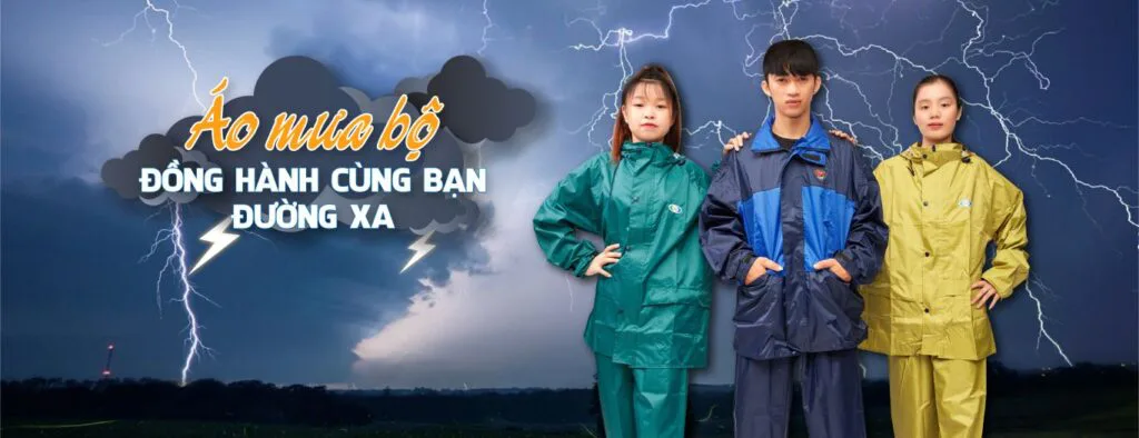 Áo mưa bộ cao cấp chống thấm tốt